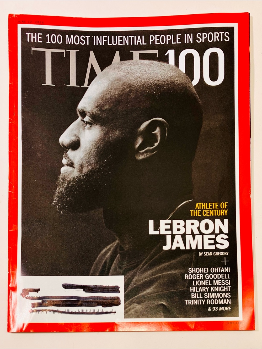Time Magazine Jun 22, 2026 Lebron James & 100 Most Influential People In Sports